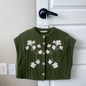 Zara Embroidered Sweater Vest